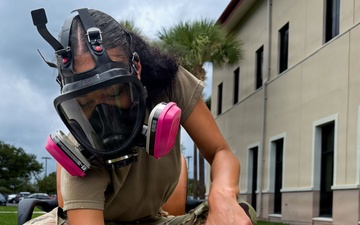 Behind the mask: Bio Airmen fight to eliminate hazards so warfighters can win