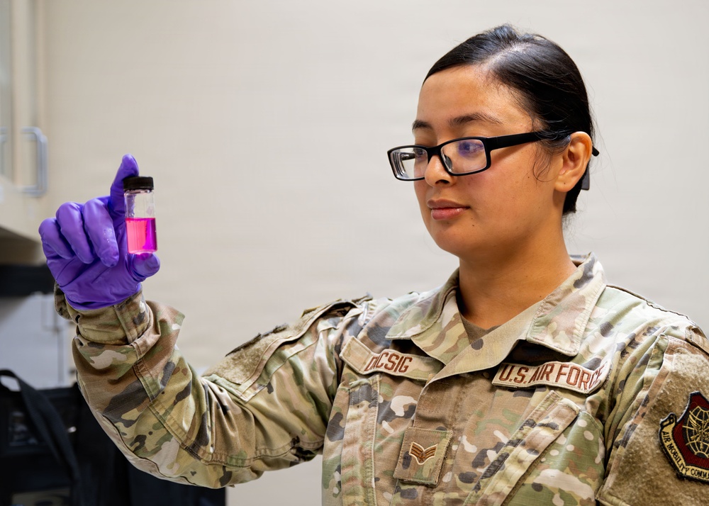 Behind the mask: Bio Airmen fight to eliminate hazards so warfighters can win