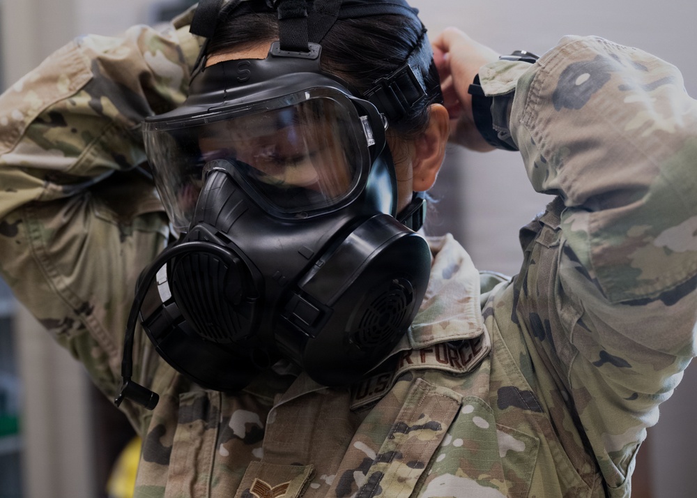 Behind the mask: Bio Airmen fight to eliminate hazards so warfighters can win