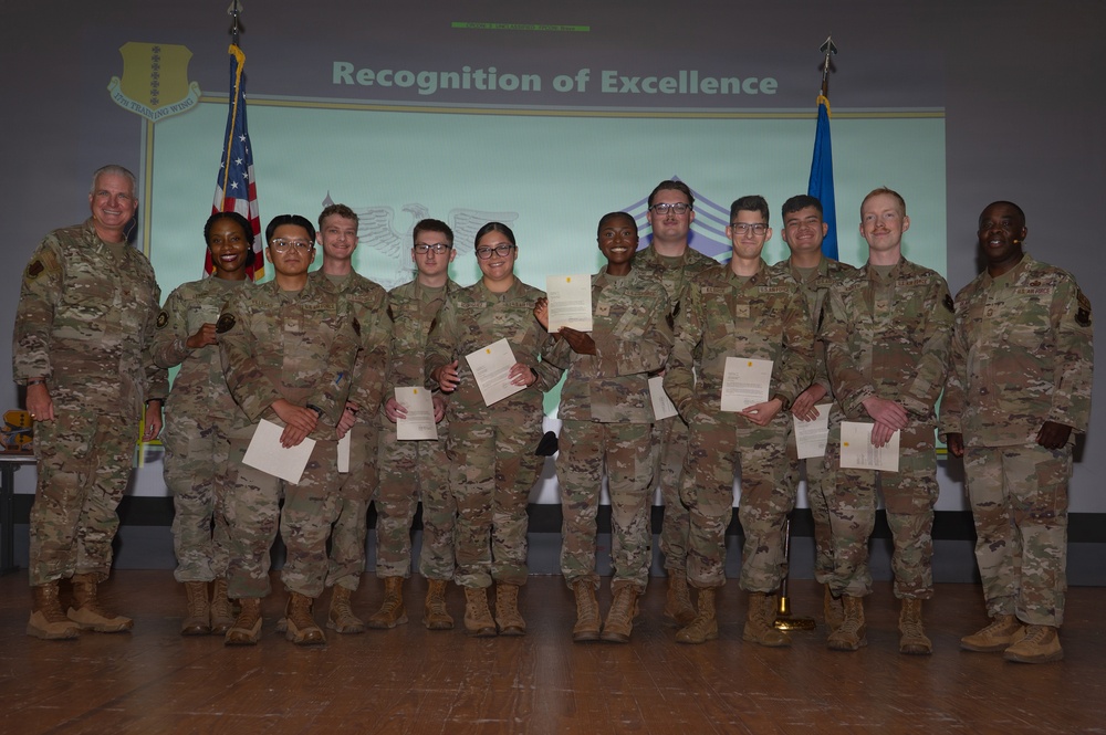 2026 17th Training Wing second-quarter awards ceremony