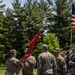 Brigade Commander Passes Guidon to Incoming Commander