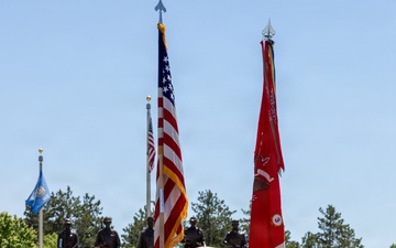 Incoming Commander Salutes Brigade Commander