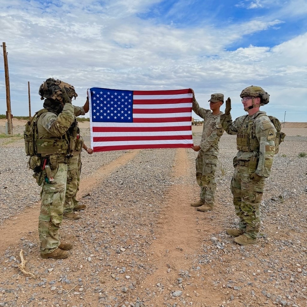 SGT Hiser Reenlistment, 1‑67 AR, 3ABCT