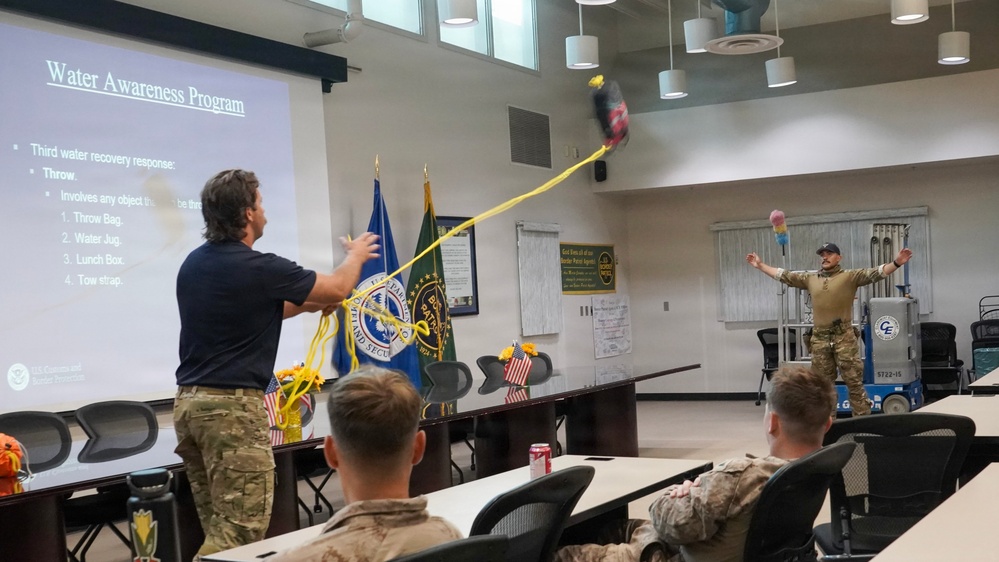 JTF-SB Receives Water Egress, Rescue Training