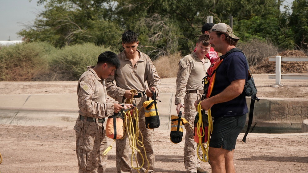 JTF-SB Receives Water Egress, Rescue Training
