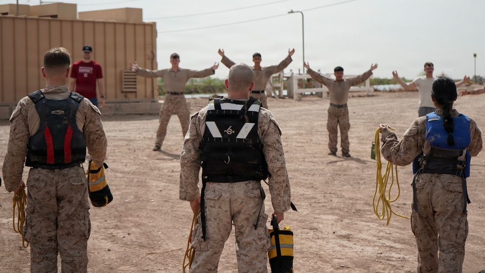 JTF-SB Receives Water Egress, Rescue Training