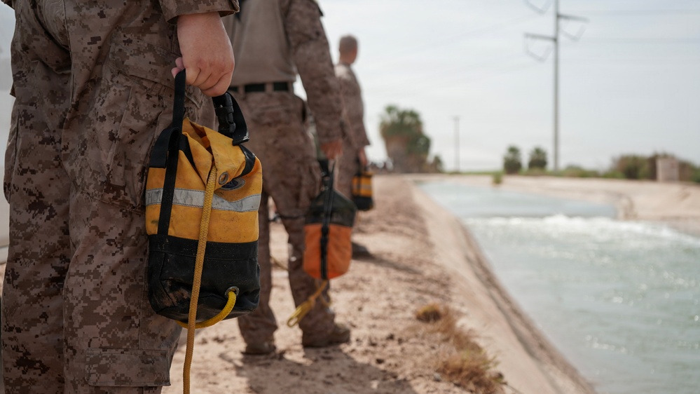 JTF-SB Receives Water Egress, Rescue Training