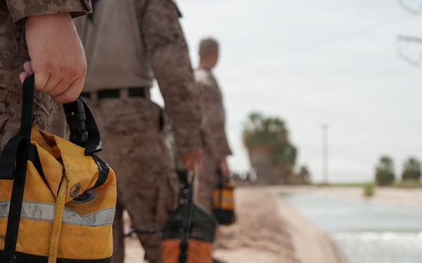 JTF-SB Receives Water Egress, Rescue Training
