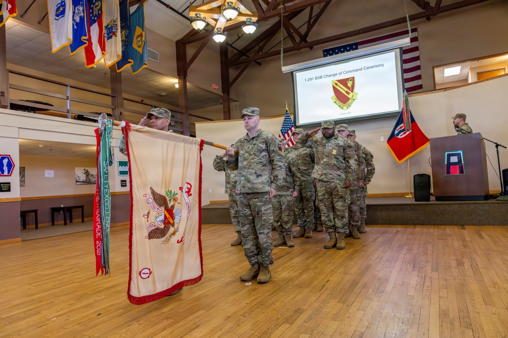 Soldiers Salute the National Anthem