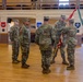Outgoing Commander Passes Guidon to Brigade Commander