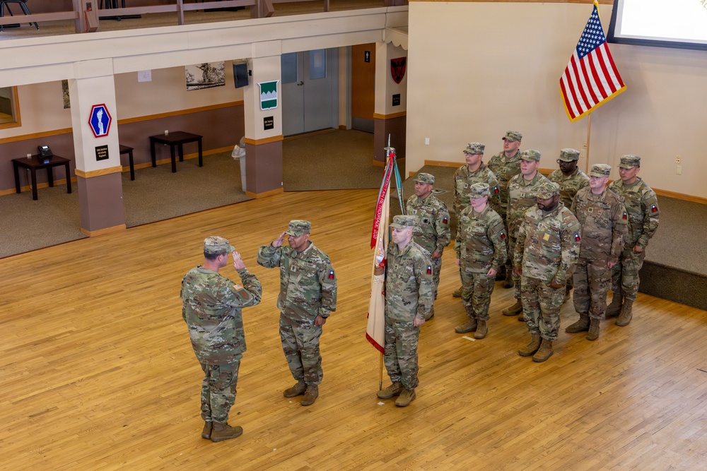 Incoming Commander Takes Charge of the Formation