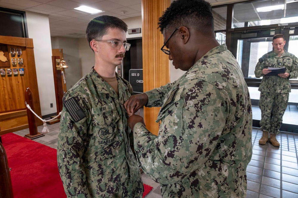 NCBC Sailor Frocked to Second Class