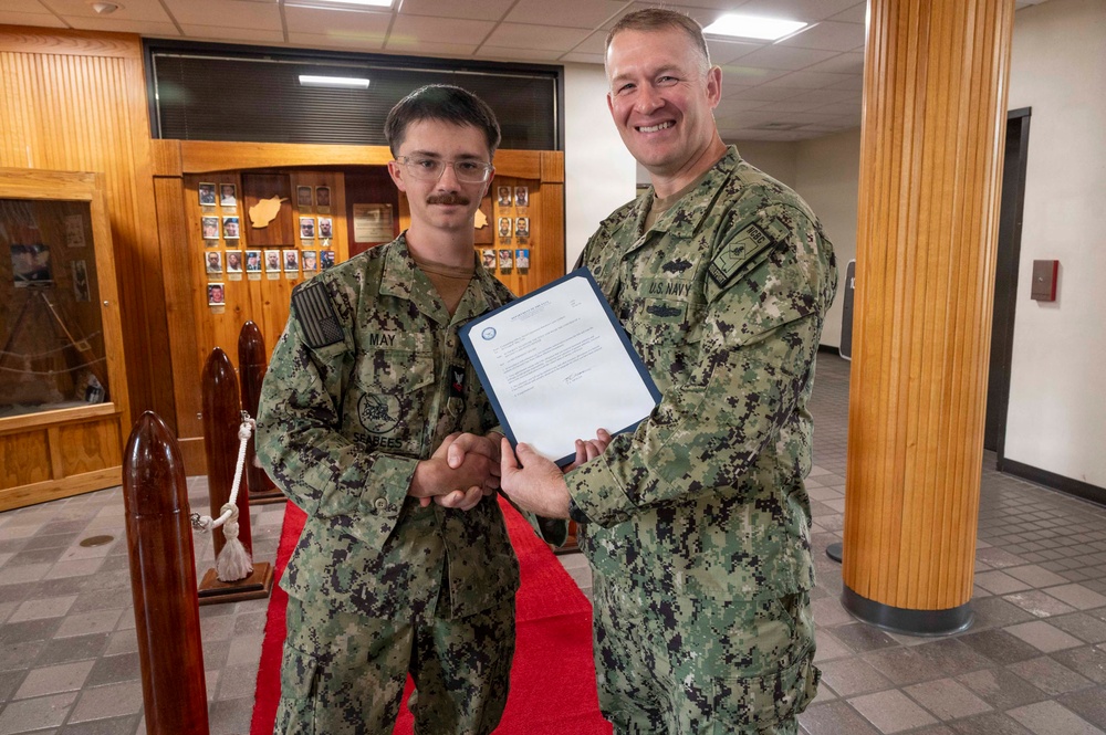 NCBC Sailor Frocked to Second Class