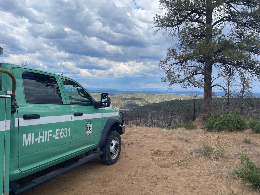 Upper Peninsula Fire Crew Patrols the Carson National Forest