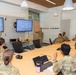 U.S. Army Capt. Francesca Metzler educates about hearing conservation