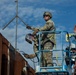 U.S. Soldiers with JTF-SB continue barrier reinforcements in New Mexico