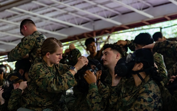 Headquarters and Service Battalion Hosts Chemical Biological Radiological Nuclear Training