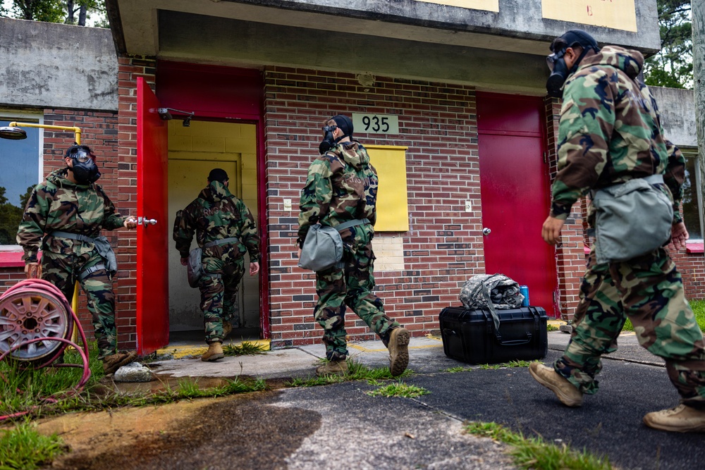 Headquarters and Service Battalion Hosts Chemical Biological Radiological Nuclear Training