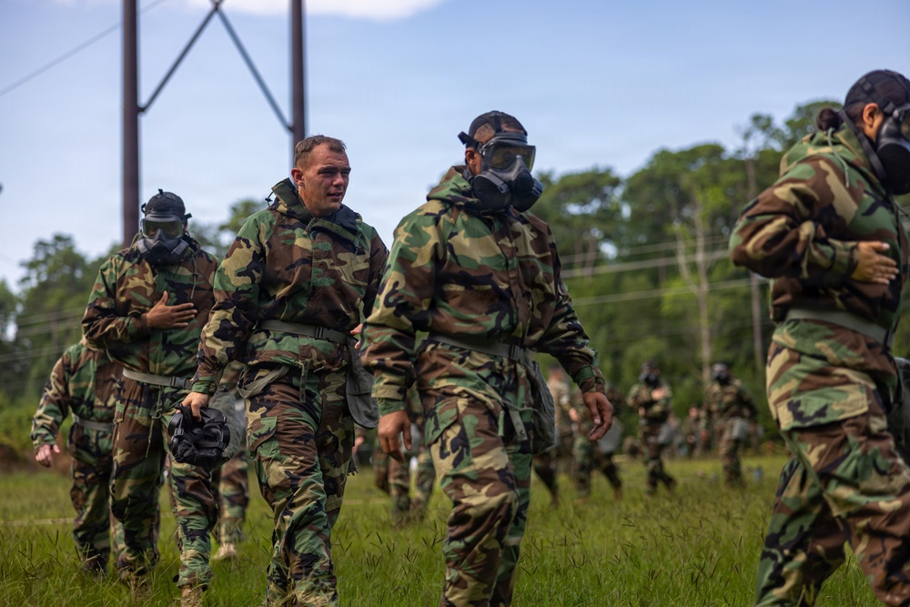 Headquarters and Service Battalion Hosts Chemical Biological Radiological Nuclear Training