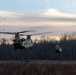 Chinooks Maneuver into Training Area