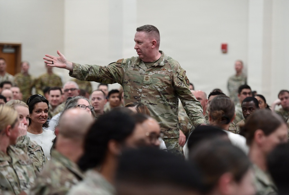 AETC Command Chief immerses in 81st TRW’s enlisted development pipeline