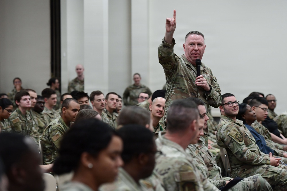 AETC Command Chief immerses in 81st TRW’s enlisted development pipeline