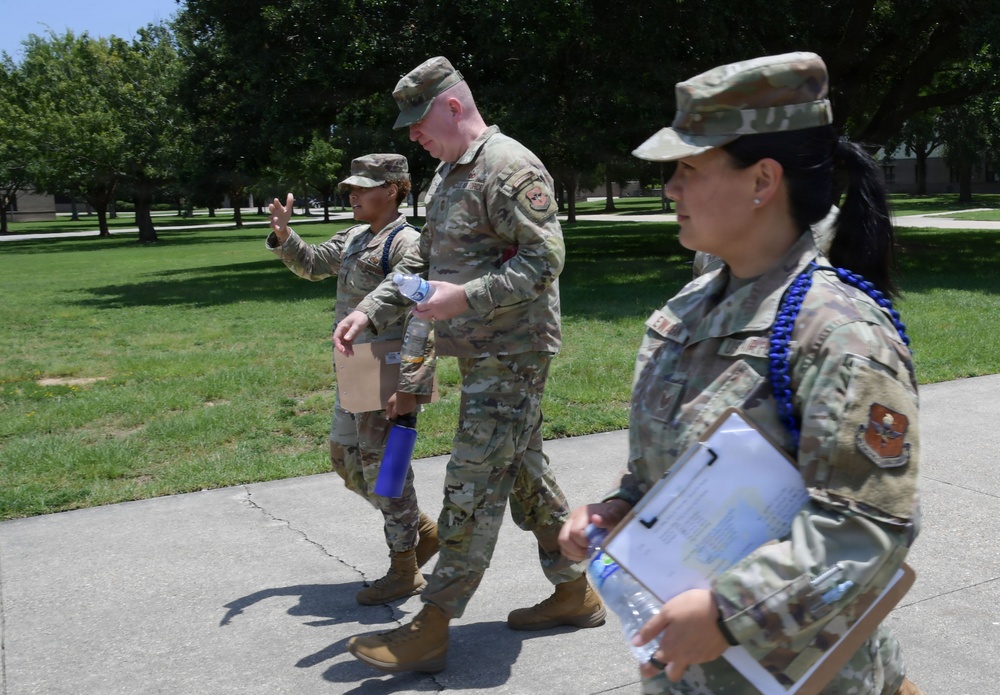 AETC Command Chief immerses in 81st TRW’s enlisted development pipeline