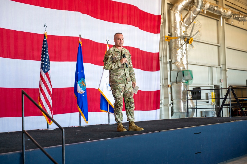 CMSAF Wolfe Visits Beale AFB