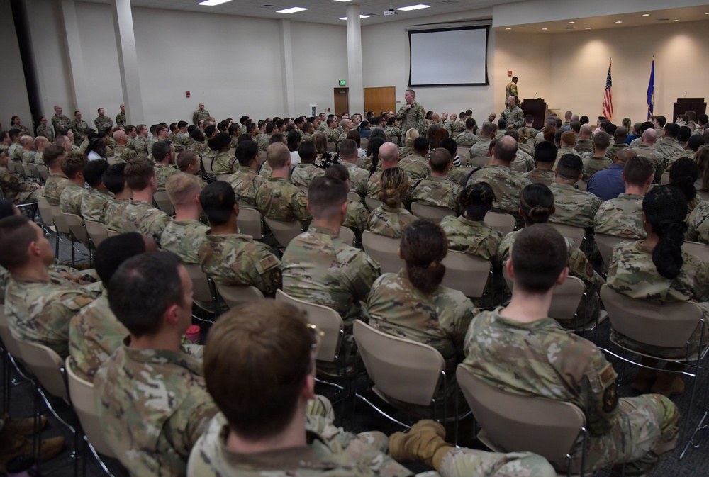AETC Command Chief immerses in 81st TRW’s enlisted development pipeline