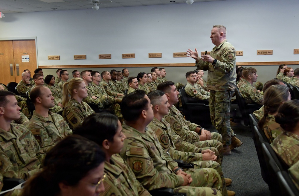 AETC Command Chief immerses in 81st TRW’s enlisted development pipeline