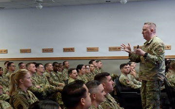 AETC Command Chief immerses in 81st TRW’s enlisted development pipeline