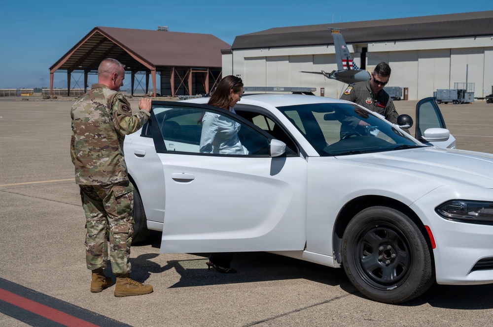 CMSAF Wolfe visits Beale AFB