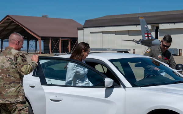 CMSAF Wolfe visits Beale AFB