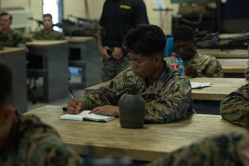 2nd Marine Logistics Group Battle Skills Training School Incidental Machine Gun Operator Course