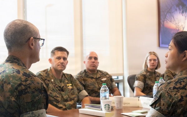 Medical Officer of the Marine Corps visits MCAS Miramar