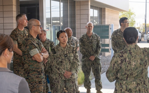 Medical Officer of the Marine Corps visits MCAS Miramar