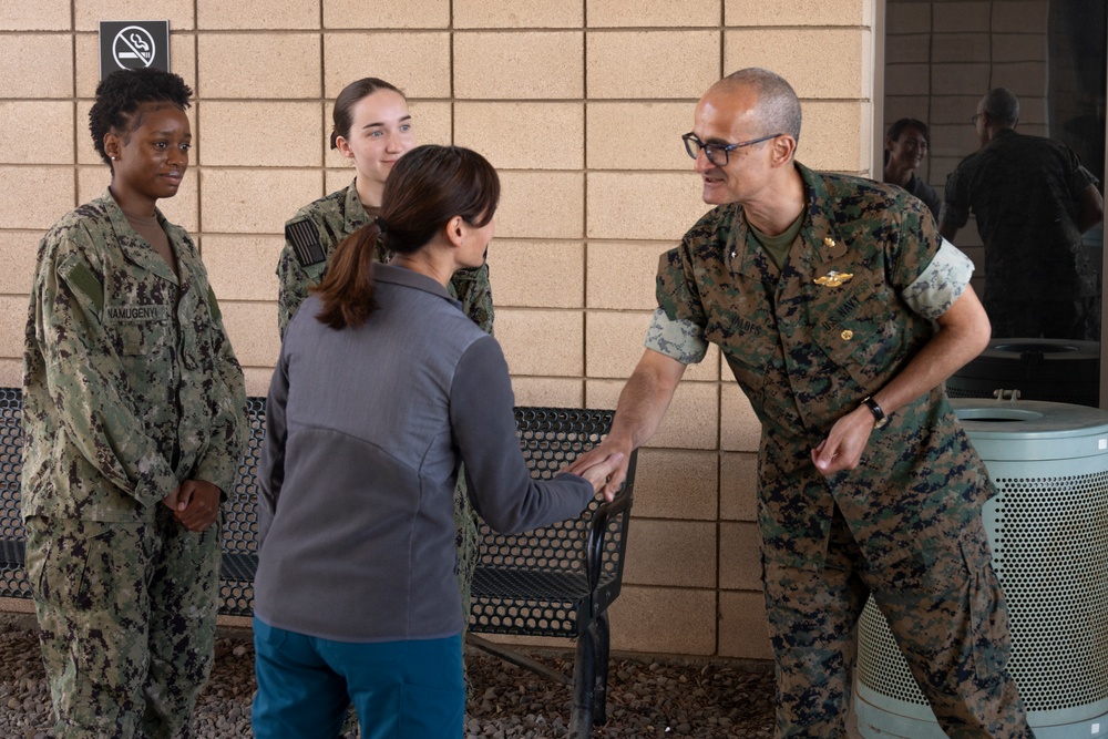 Medical Officer of the Marine Corps visits MCAS Miramar
