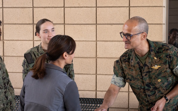 Medical Officer of the Marine Corps visits MCAS Miramar