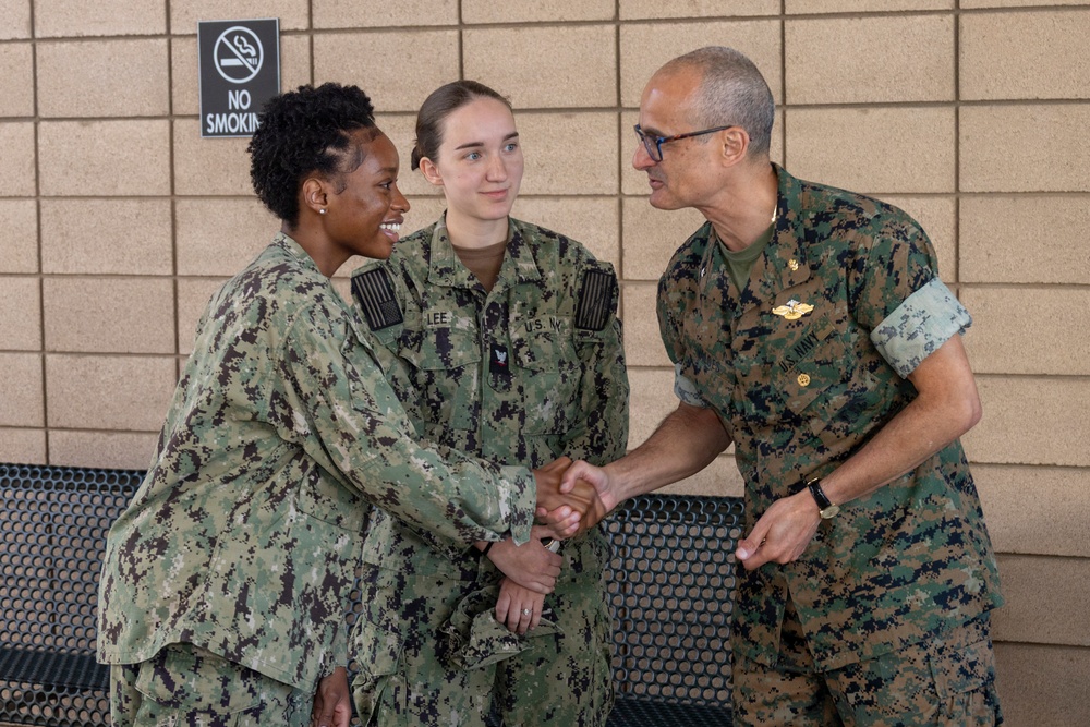 Medical Officer of the Marine Corps visits MCAS Miramar