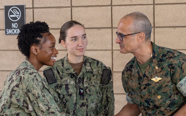 Medical Officer of the Marine Corps visits MCAS Miramar