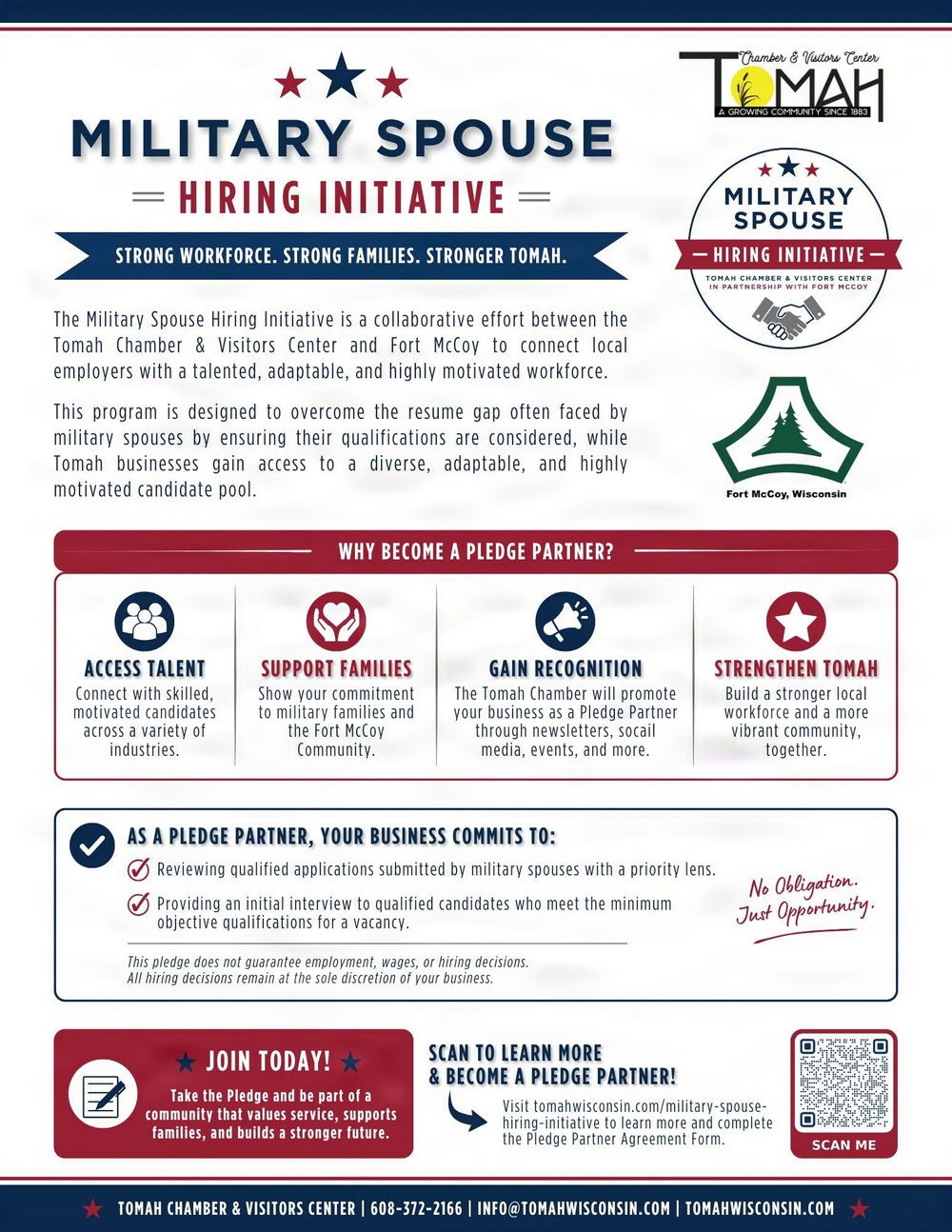 Fort McCoy, area chambers expand Military Spouse Hiring Initiative across Western Wisconsin