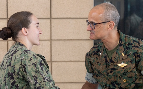 Medical Officer of the Marine Corps visits MCAS Miramar