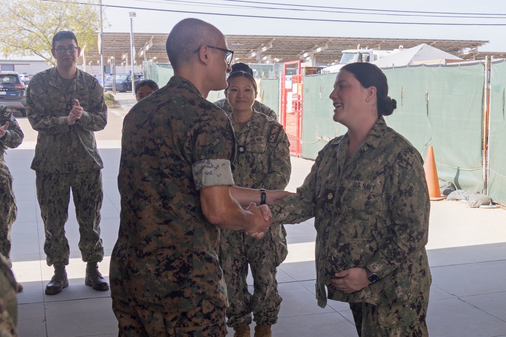 Medical Officer of the Marine Corps visits MCAS Miramar