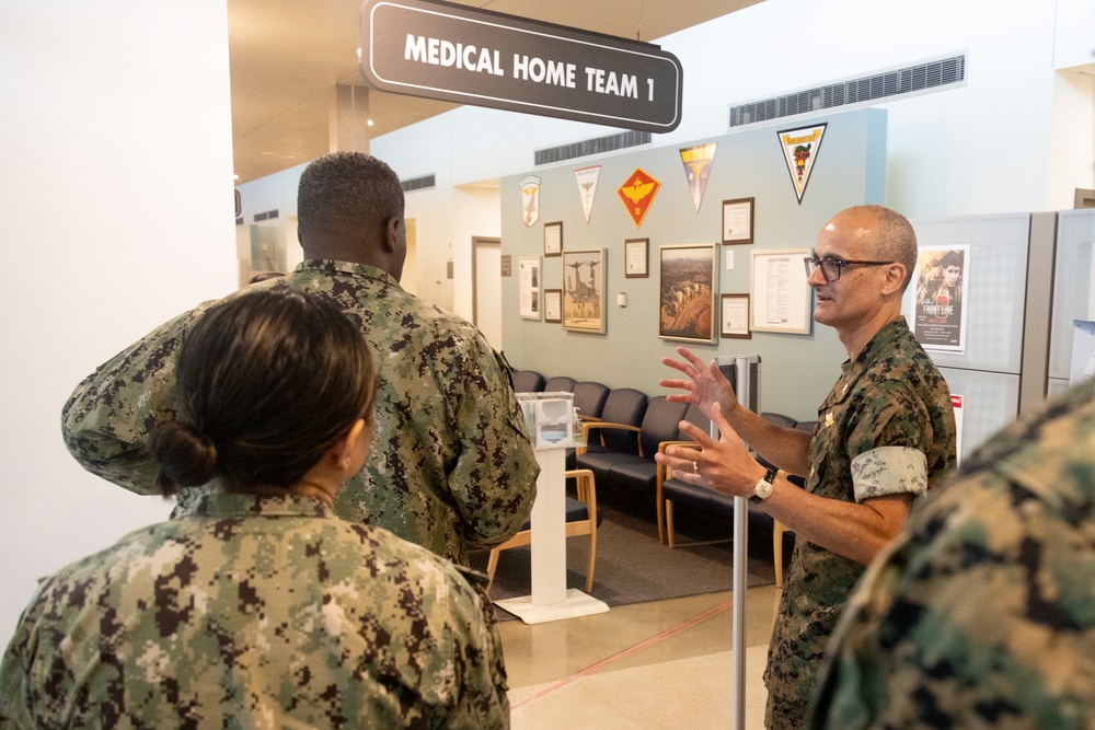 Medical Officer of the Marine Corps visits MCAS Miramar