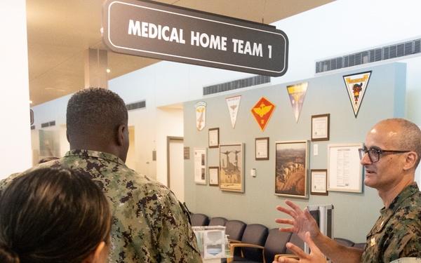 Medical Officer of the Marine Corps visits MCAS Miramar