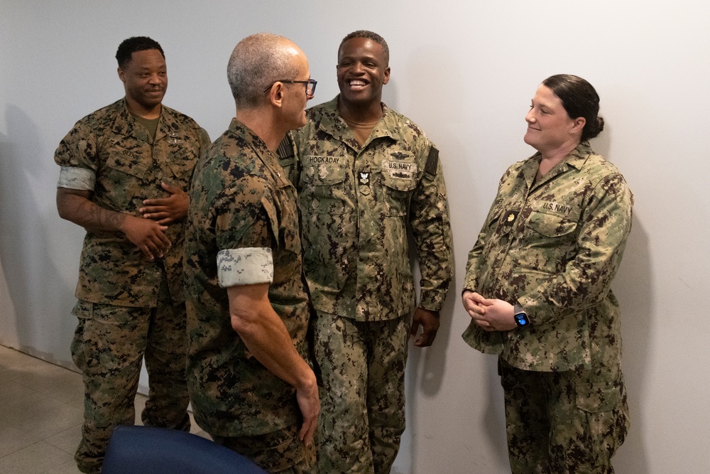 Medical Officer of the Marine Corps visits MCAS Miramar