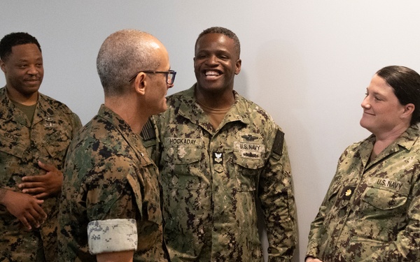 Medical Officer of the Marine Corps visits MCAS Miramar