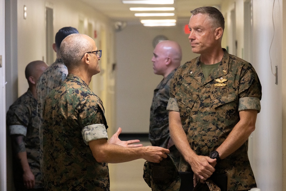 Medical Officer of the Marine Corps visits MCAS Miramar