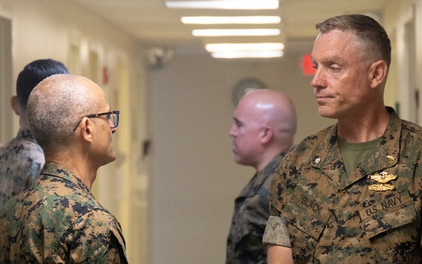 Medical Officer of the Marine Corps visits MCAS Miramar