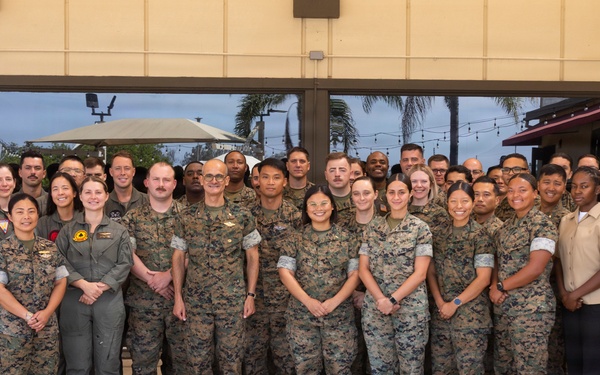 Medical Officer of the Marine Corps visits MCAS Miramar